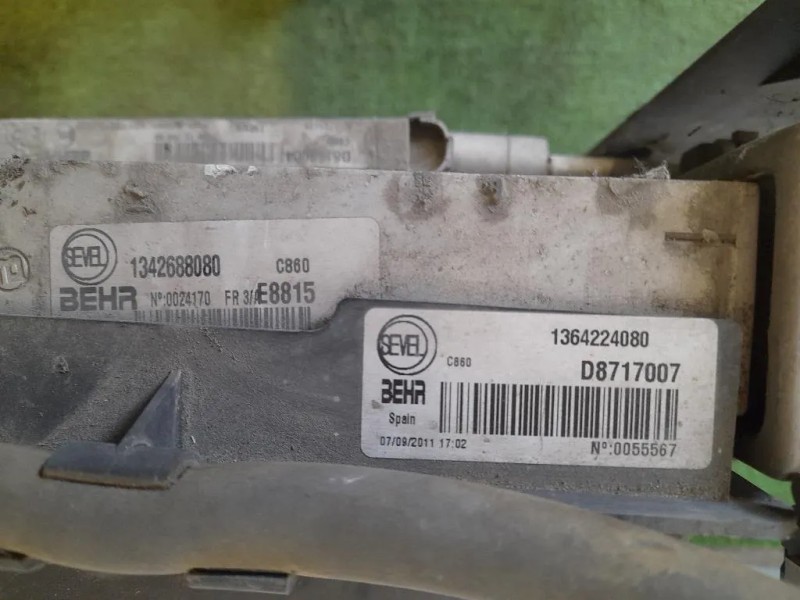 KIT Radiatori 1364224080 1342688080 1361235080 Fiat Ducato 250 2007