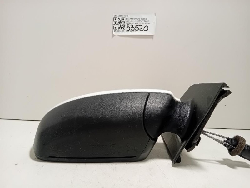 Retrovisore Esterno ANT DX A4518102116 Smart Fortwo Cabrio 451 2010