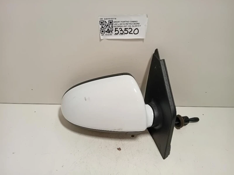 Retrovisore Esterno ANT DX A4518102116 Smart Fortwo Cabrio 451 2010