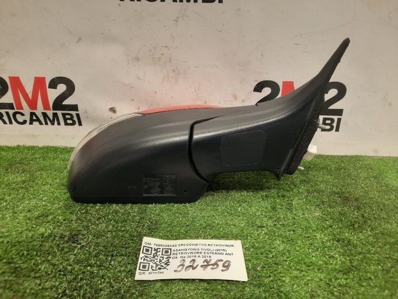 Retrovisore Esterno ANT DX 78980353A0 SPECCHIETTO RETROVISORE DESTRO 8 PIN Ssangyong Tivoli 2015