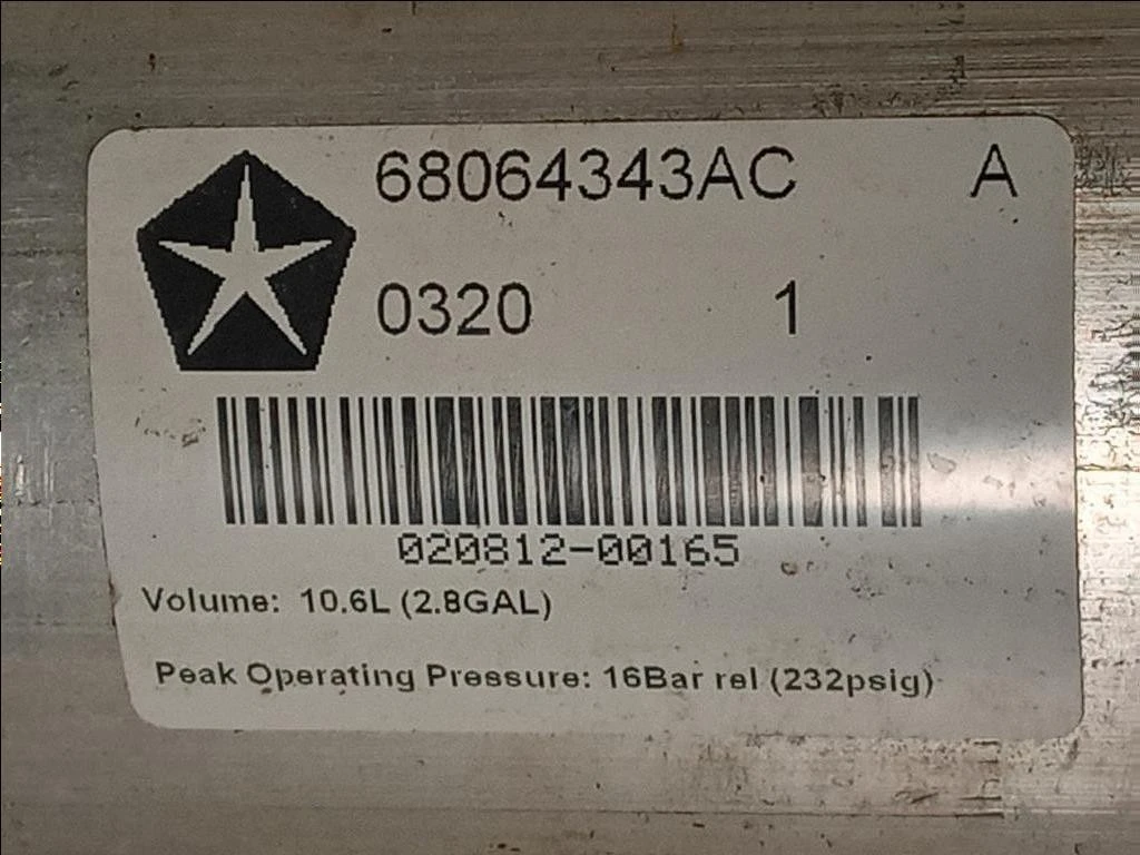 Accumulatore Pressione Frizione 68064343AC Jeep Grand Cherokee IV 2011