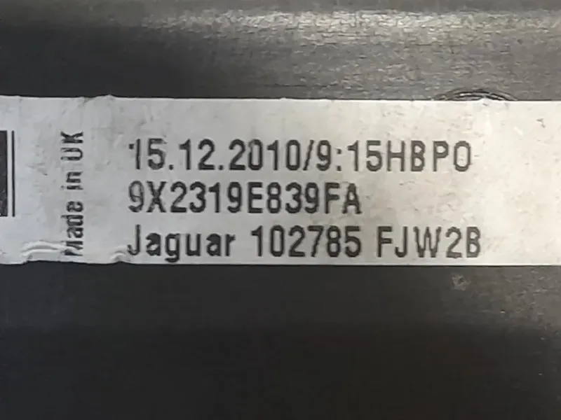 KIT Radiatori 5000761 Jaguar XF I 2008