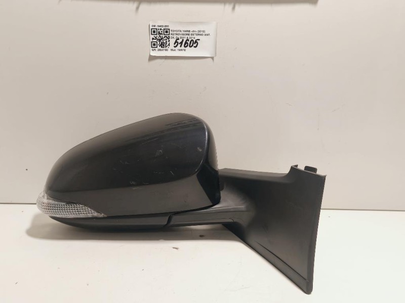 Retrovisore Esterno ANT DX 6402-200 5 FILE Toyota Yaris IV 2012