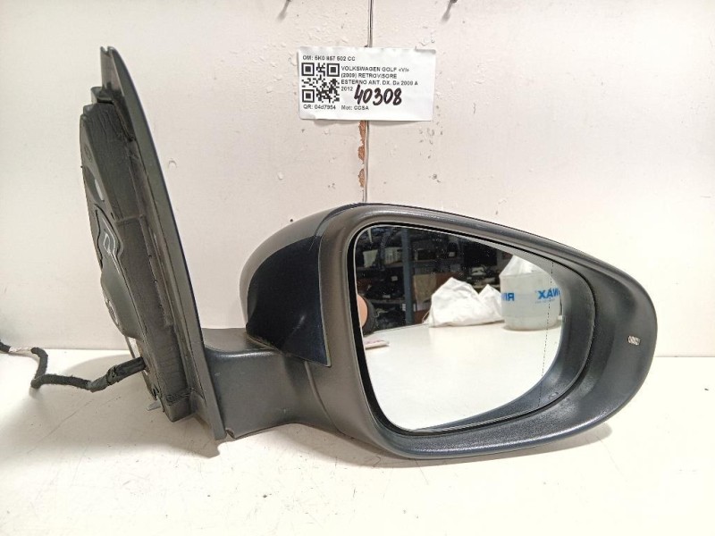 Retrovisore Esterno ANT DX 5K0 857 502 CC Volkswagen GOLF VI 2009