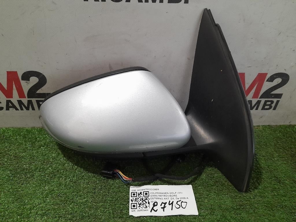 Retrovisore Esterno ANT DX 56 FILI K0857502CC9B9 Volkswagen GOLF VI 2009