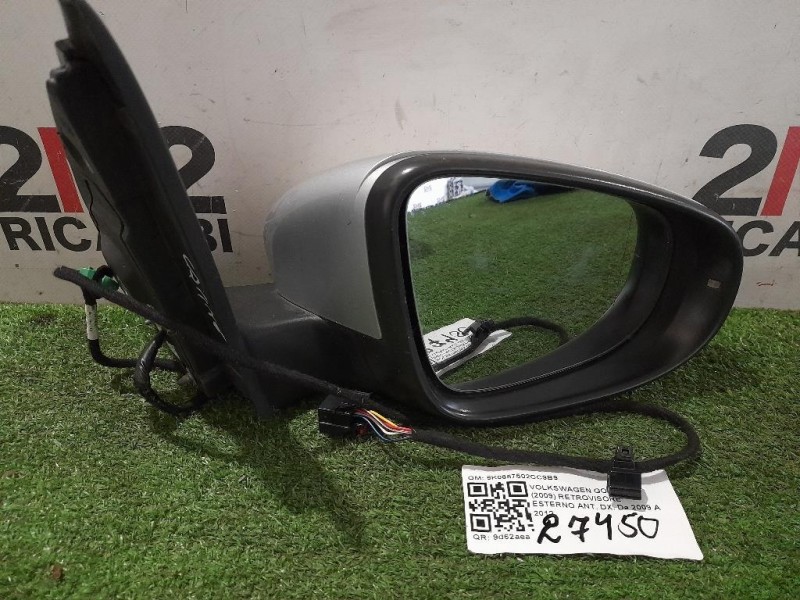 Retrovisore Esterno ANT DX 56 FILI K0857502CC9B9 Volkswagen GOLF VI 2009