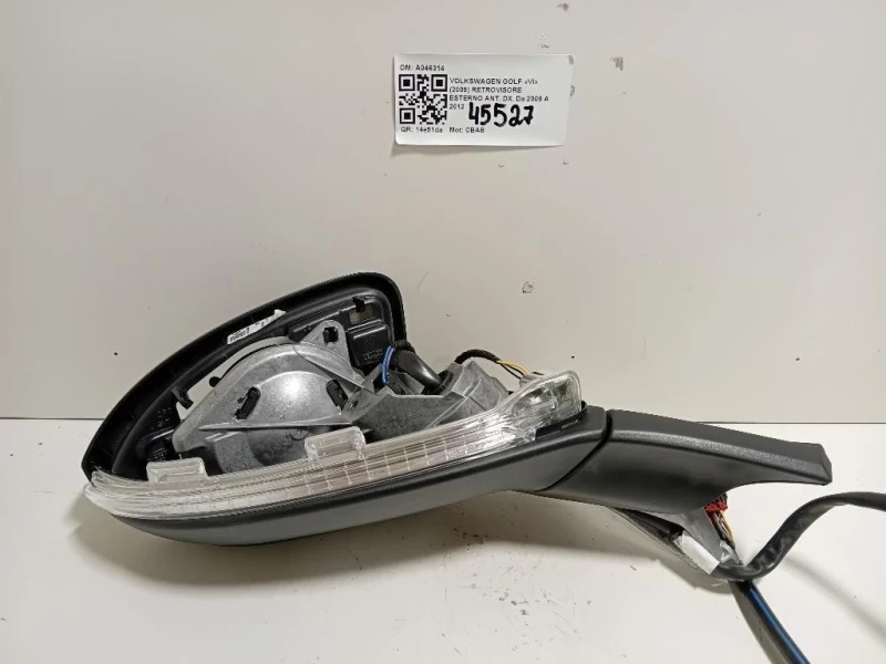 Retrovisore Esterno ANT DX A046314 Volkswagen GOLF VI 2009