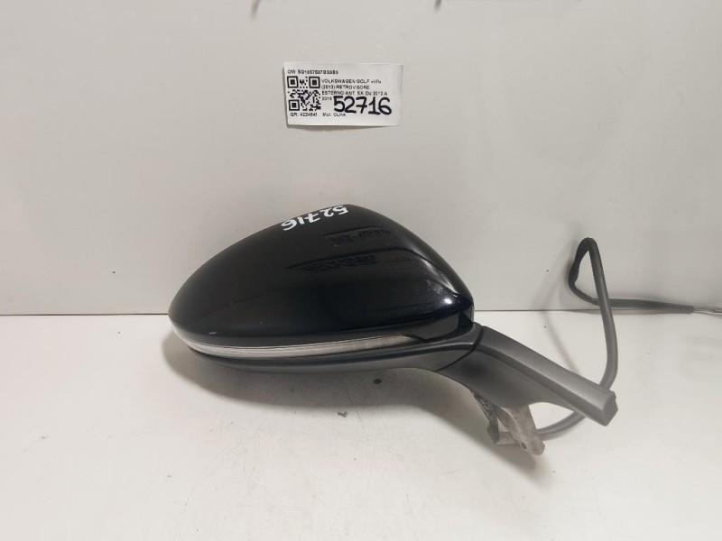 Retrovisore Esterno ANT DX 5G1857507BS9B9 Volkswagen GOLF VII 2013