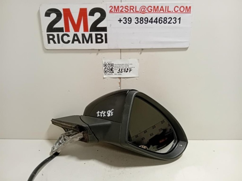 Retrovisore Esterno ANT DX 021277 6 FILE Volkswagen GOLF VII 2013