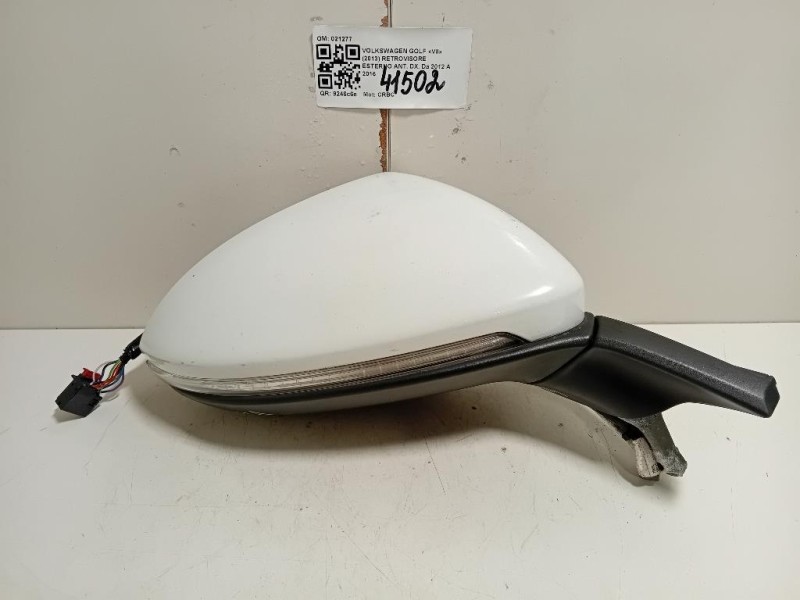 Retrovisore Esterno ANT DX 8 FILI VETRO SPECCHIO Volkswagen GOLF VII 2013