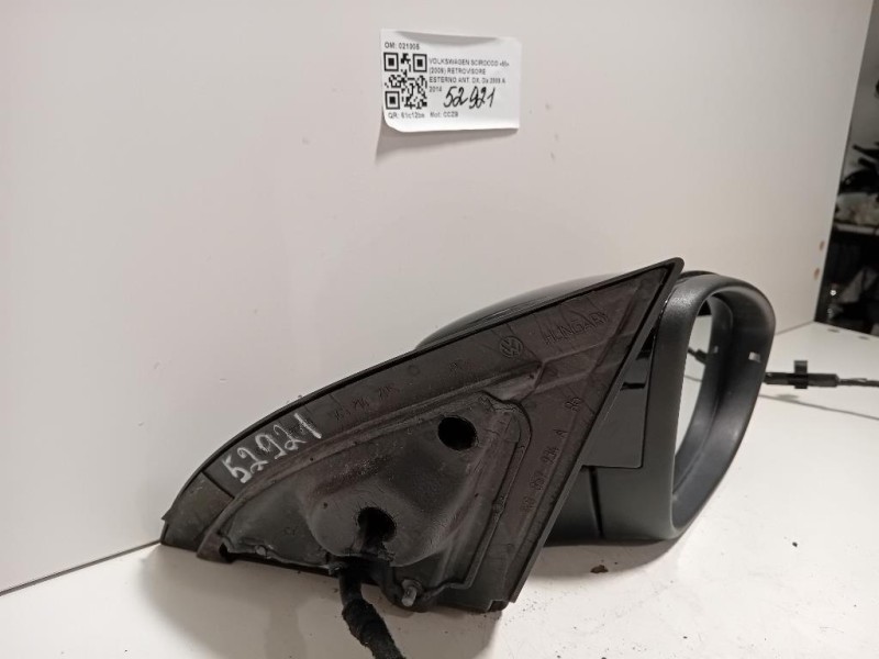 Retrovisore Esterno ANT DX 1K8857508Q9B9 6 FILE Volkswagen Scirocco III 2009