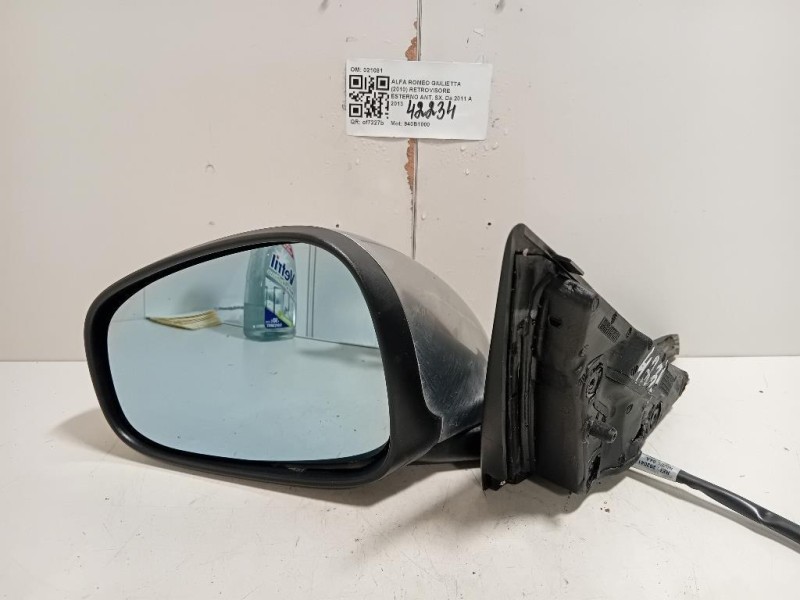Retrovisore Esterno ANT SX 5 FILI VETRO SPECCHIO SPECCHIETTO Alfa Romeo Giulietta 2010