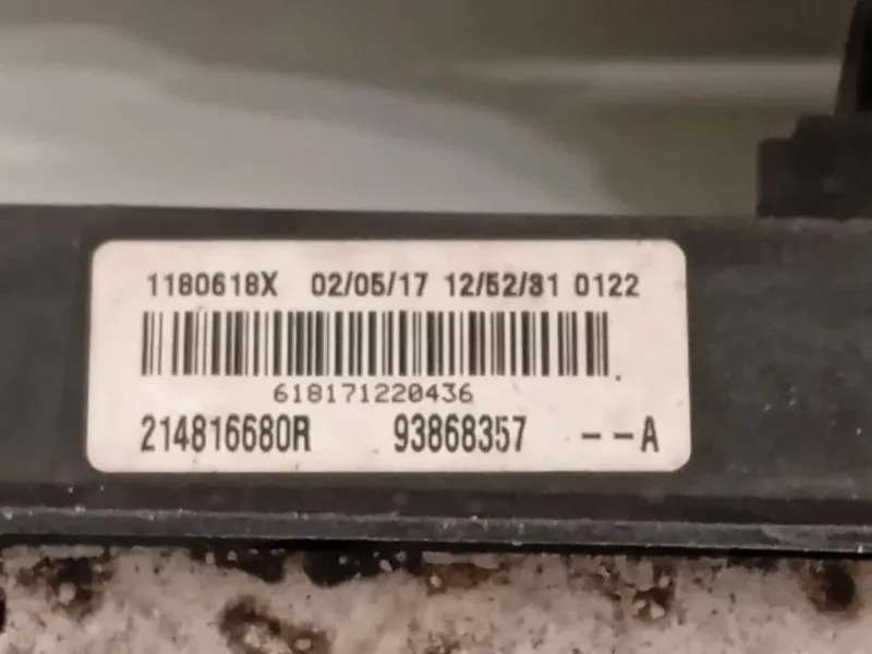 KIT Radiatori 1180627X Opel Vivaro A 2007