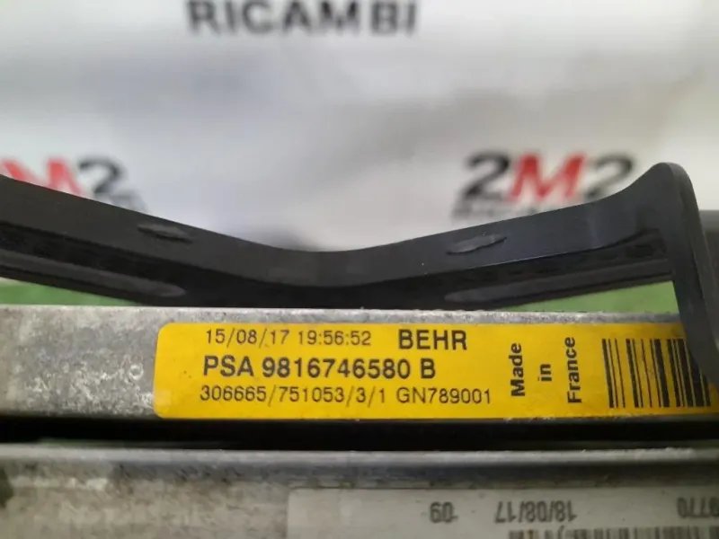 KIT Radiatori P9675747980 5YY0591EP PSA9816746580B Peugeot 308 II 2014