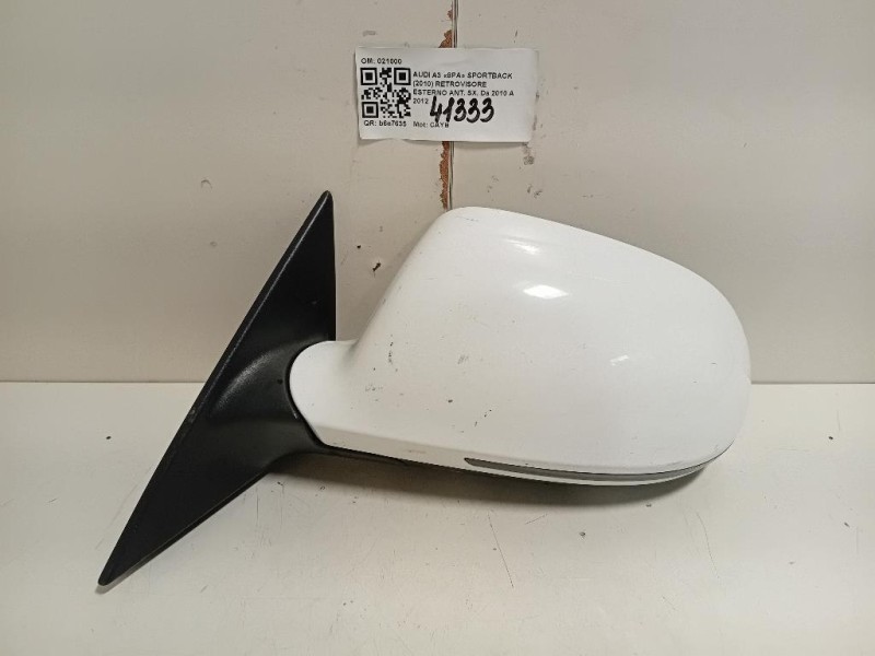 Retrovisore Esterno ANT SX 6 FILE P1858531EC01C Audi A3 8PA Sportback 2010