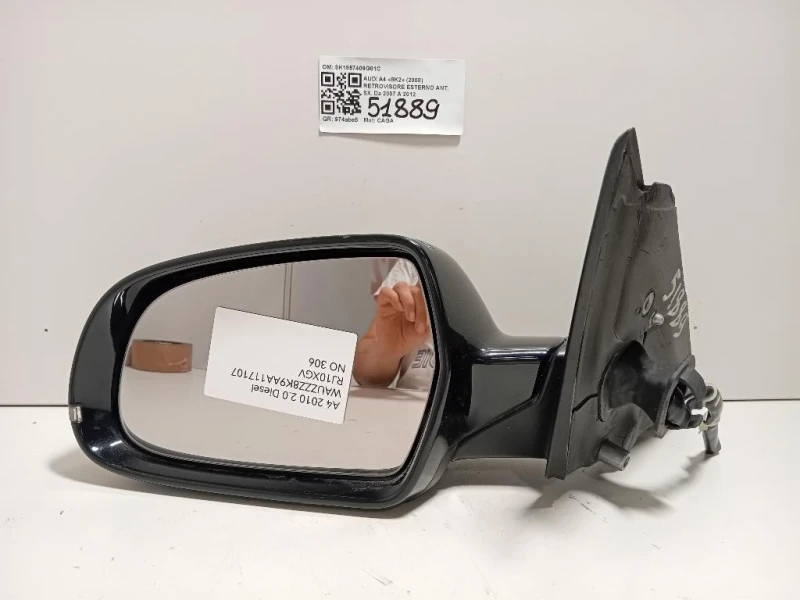 Retrovisore Esterno ANT SX 8 FILI 8K2 857 409 AF Audi A4 8K2 2008