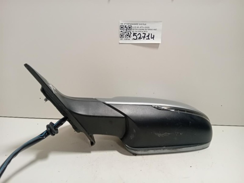 Retrovisore Esterno ANT SX 8T1857409AG3FZ 6+2 FILE Audi A5 8T3 2008