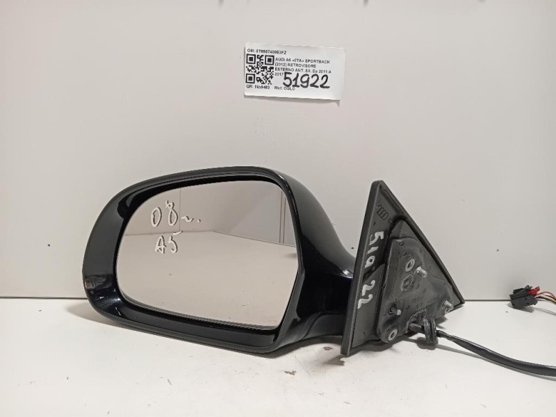 Retrovisore Esterno ANT SX 6 FILE 8T8857409E3FZ Audi A5 8TA Sportback 2012