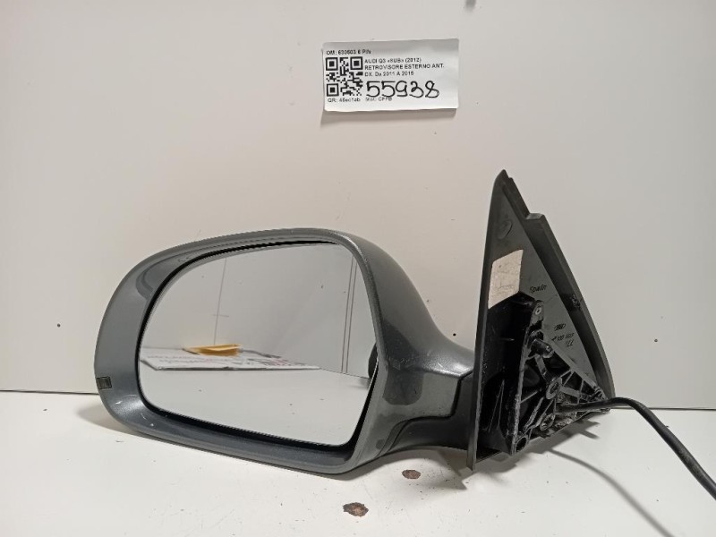 Retrovisore Esterno ANT SX 8U1857409FSP9 6 PIN Audi Q3 8UB 2012