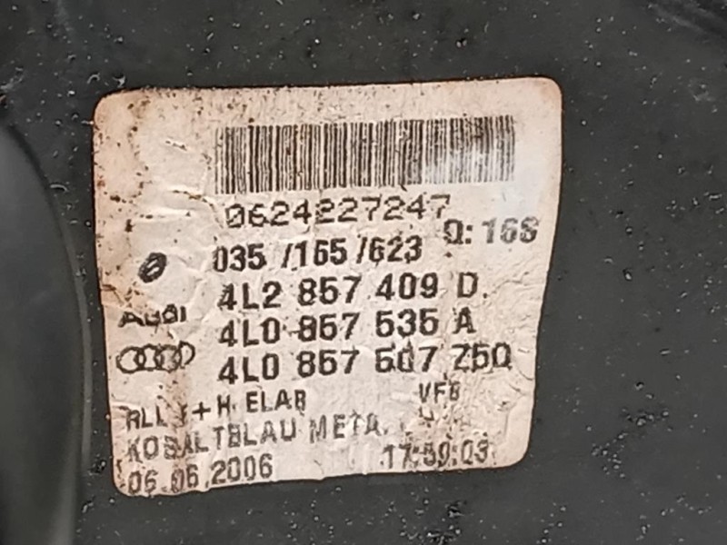 Retrovisore Esterno ANT SX 4L2857409D 10 FILE Audi Q7 4LB 2006