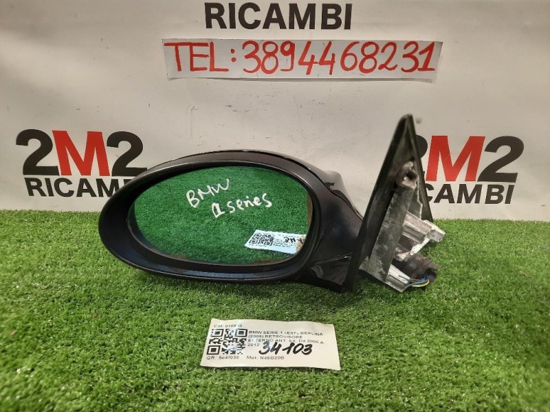 Retrovisore Esterno ANT SX 010803 5 FILE Bmw Serie 1 E87 Berlina 2005