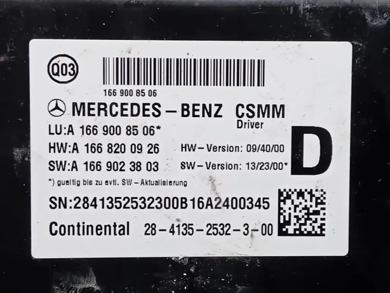 KIT Sedili KIT SEDILI GLE W166 PELLE NERO Mercedes Classe GLE W166 2015