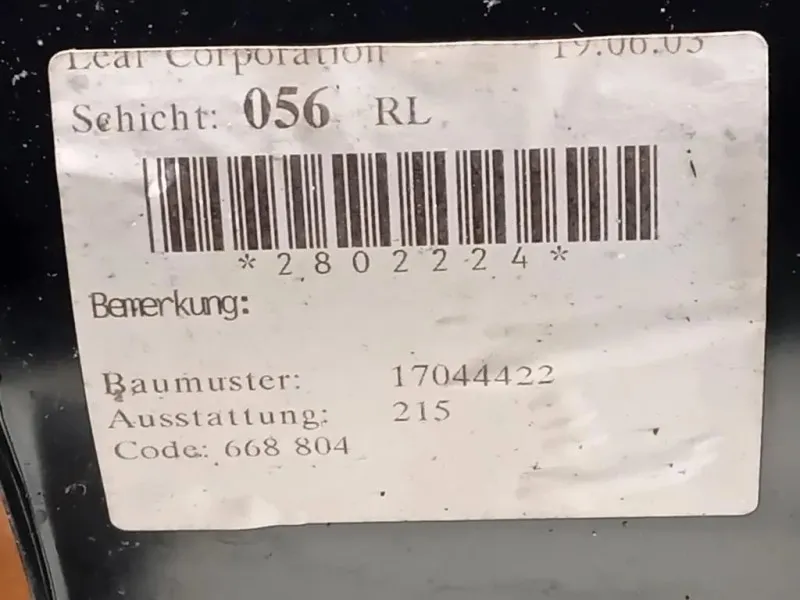 KIT Sedili KIT SEDILI Mercedes Classe SLK R170 1997