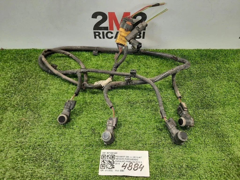 KIT Sensori Parcheggio Paraurti POST 9674281480 Peugeot 208 I 2012