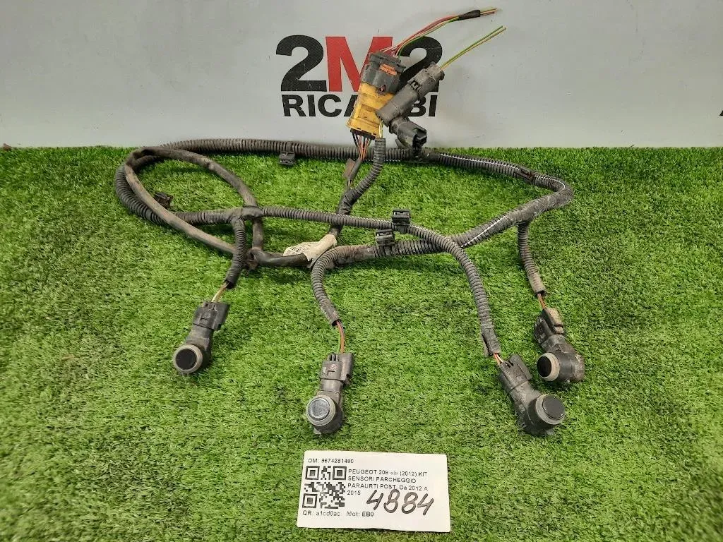 KIT Sensori Parcheggio Paraurti POST 9674281480 Peugeot 208 I 2012