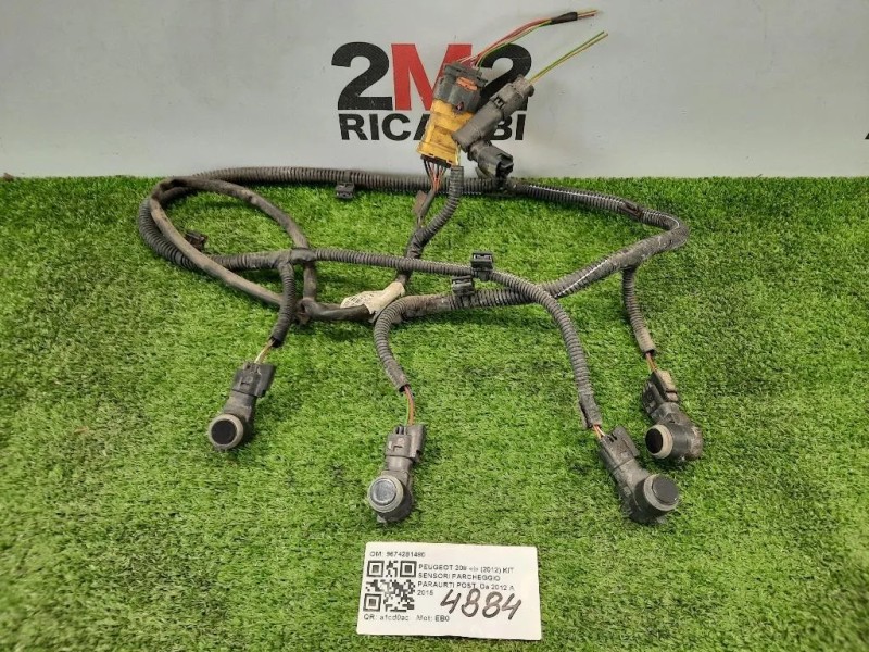 KIT Sensori Parcheggio Paraurti POST 9674281480 Peugeot 208 I 2012