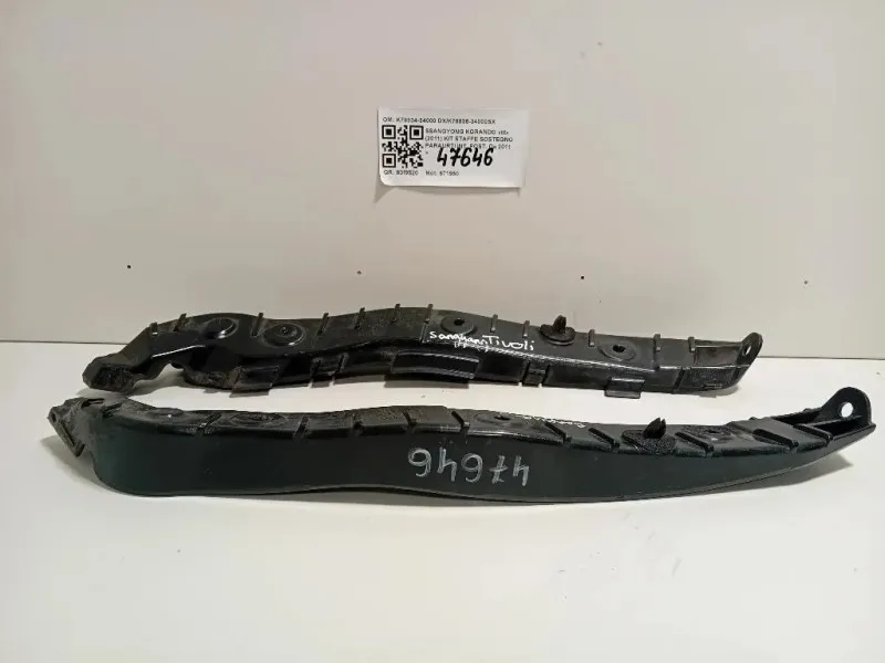 KIT Staffe Sostegno Paraurti INT POST K78834-34000 DXK78835-34000SX Ssangyong Korando III 2011