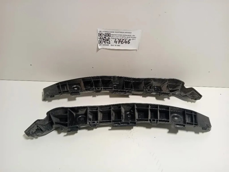 KIT Staffe Sostegno Paraurti INT POST K78834-34000 DXK78835-34000SX Ssangyong Korando III 2011
