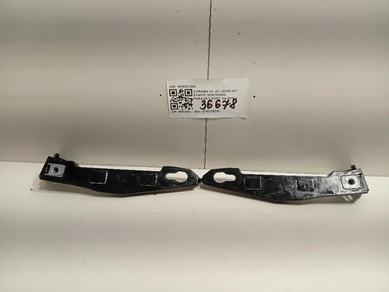 KIT Staffe Sostegno Paraurti POST 1618031280 Citroen C3 III 2016