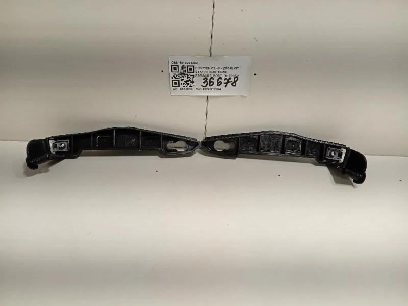 KIT Staffe Sostegno Paraurti POST 1618031280 Citroen C3 III 2016