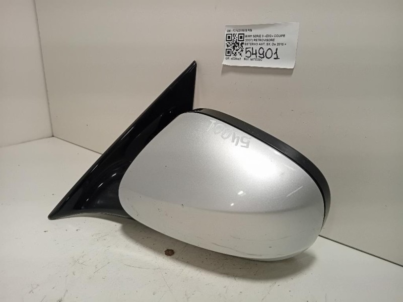 Retrovisore Esterno ANT SX F0143115 5 PIN Bmw Serie 3 E92 Coupe 2007