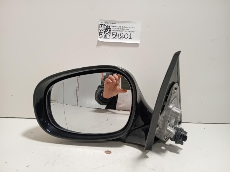 Retrovisore Esterno ANT SX F0143115 5 PIN Bmw Serie 3 E92 Coupe 2007