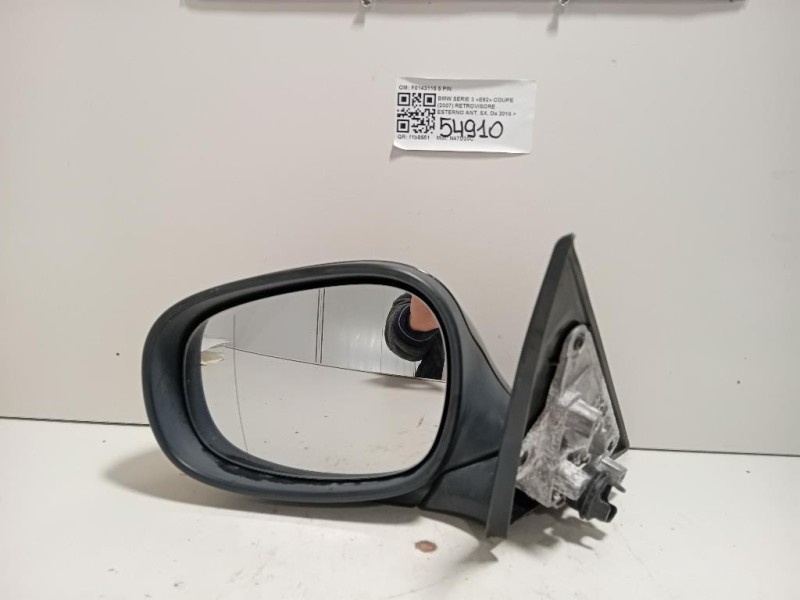 Retrovisore Esterno ANT SX F0143115 5 PIN Bmw Serie 3 E92 Coupe 2007