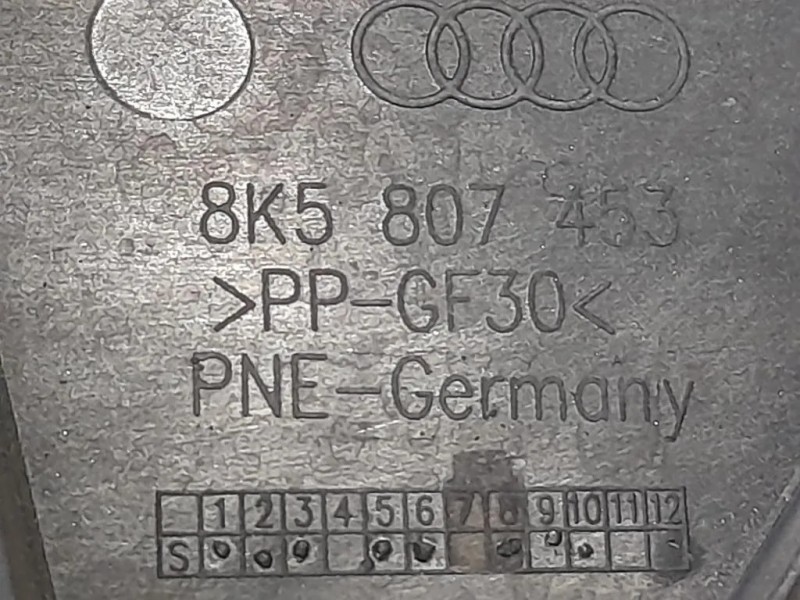 KIT Staffe Sostegno Paraurti POST SX 8K5807453 Audi A4 8K5 Avant 2008