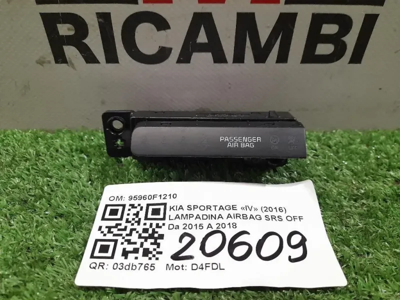 Lampadina Airbag SRS OFF 95960F1210 Kia Sportage IV 2016