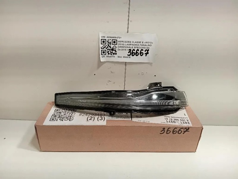 Lampadina Fanalino Direzionale Specchio SX A0999064701 Mercedes Classe E W213 2016