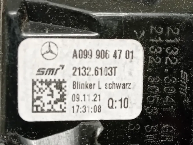 Lampadina Fanalino Direzionale Specchio SX A0999064701 Mercedes Classe E W213 2016