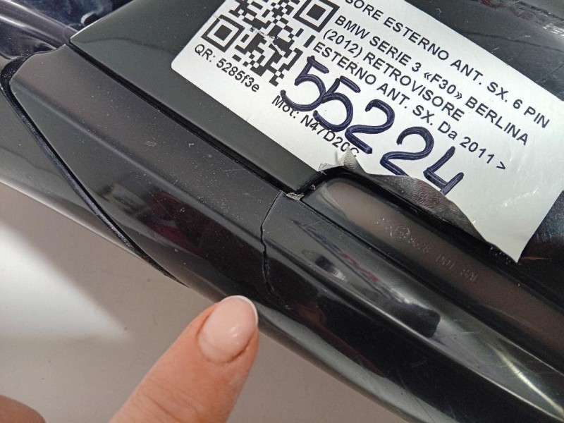 Retrovisore Esterno ANT SX RETROVISORE ESTERNO ANT SX 6 PIN Bmw Serie 3 F30 Berlina 2012