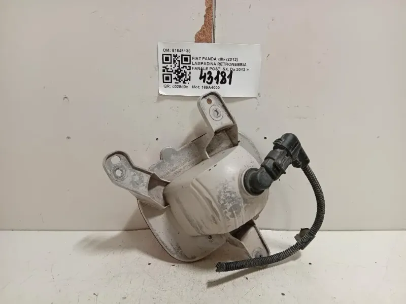 Lampadina Retronebbia Fanale POST SX 51848138 Fiat Panda III 2012