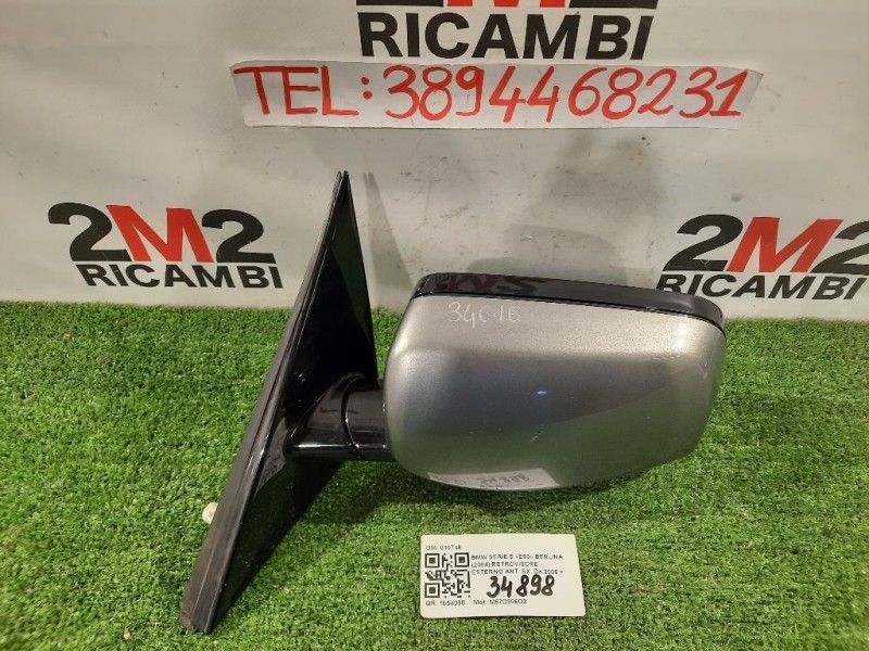 Retrovisore Esterno ANT SX 4 FILI VETRO SPECCHIO Bmw Serie 5 E60 Berlina 2004