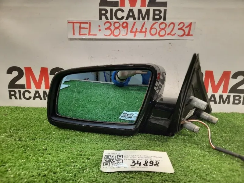 Retrovisore Esterno ANT SX 4 FILI VETRO SPECCHIO Bmw Serie 5 E60 Berlina 2004