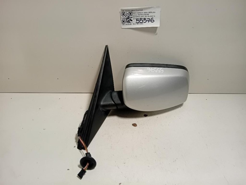 Retrovisore Esterno ANT SX F0123119MATT0 4 FILE Bmw Serie 5 E60 Berlina 2004