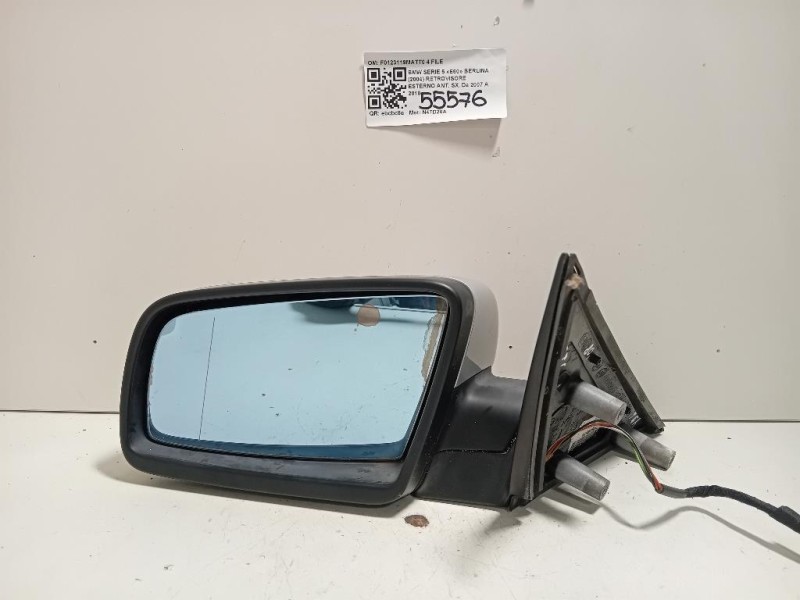 Retrovisore Esterno ANT SX F0123119MATT0 4 FILE Bmw Serie 5 E60 Berlina 2004