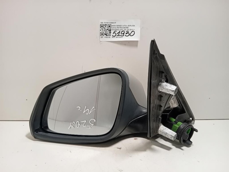 Retrovisore Esterno ANT SX 7 PIN F01531239931P Bmw Serie 5 F10 Berlina 2012