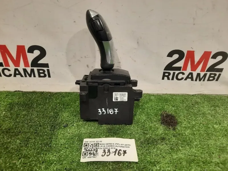 LEVA Cambio Automatico 9 218 101-02 Bmw Serie 5 F07 GT 2010