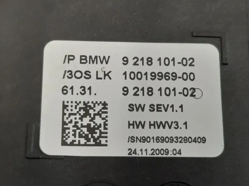 LEVA Cambio Automatico 9 218 101-02 Bmw Serie 5 F07 GT 2010